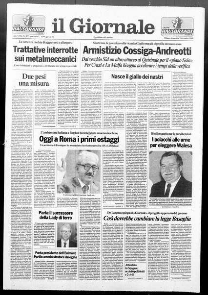 Il giornale : quotidiano del mattino